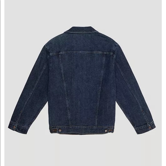 Wrangler Men's Unlined Denim Jacket Brand New XLarge Navy - Picture 5 of 6